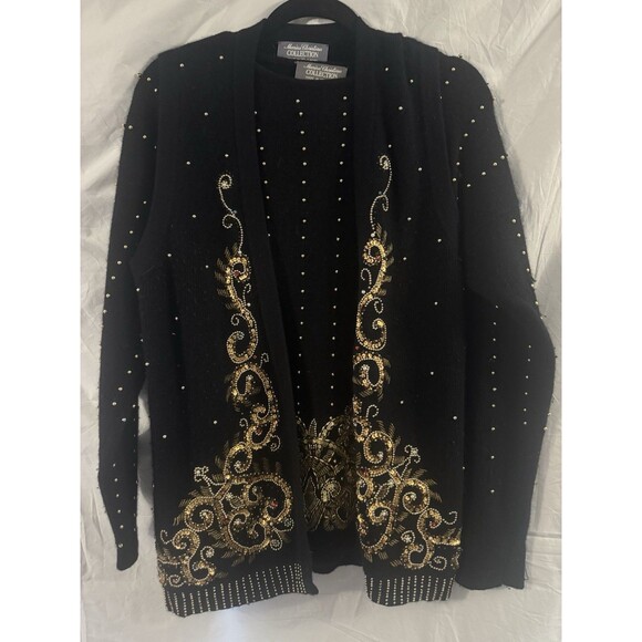 Marisa Christina sweater Size M Lambswool & Angora 2 Peice Sweater & Vest - Picture 1 of 9